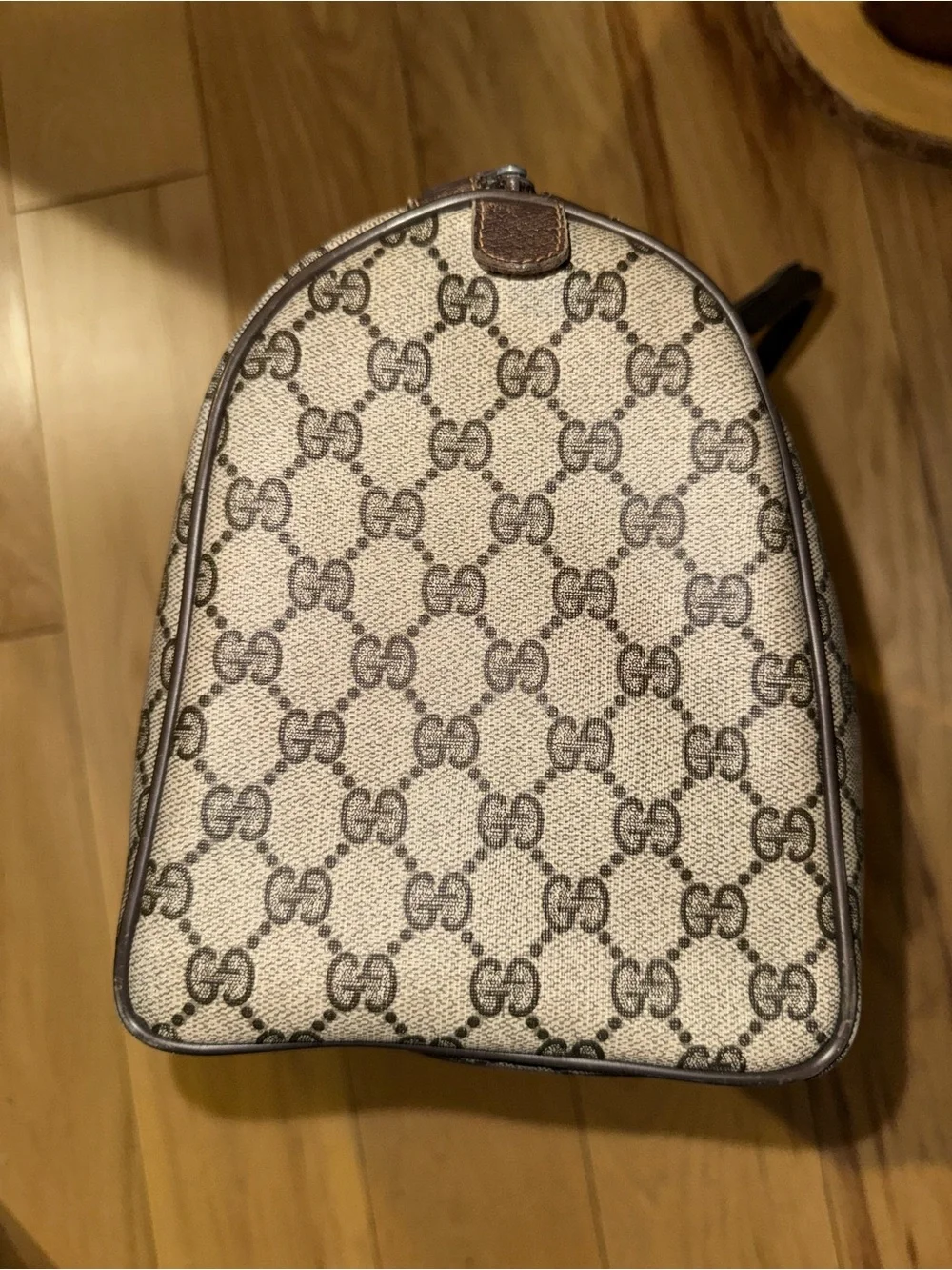 Gucci Vintage GG Supreme Web Boston Bag, Authentic with COA and Dustbag